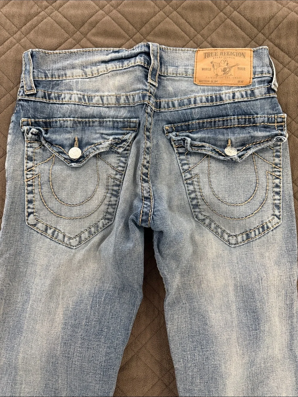 True Religion Flap Back Pockets Jeans size 30